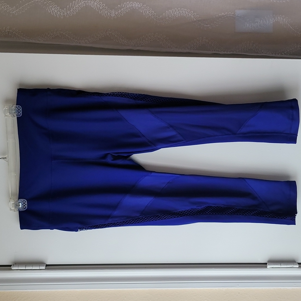 90 Degree By Reflex Leggings Size Large  Blue